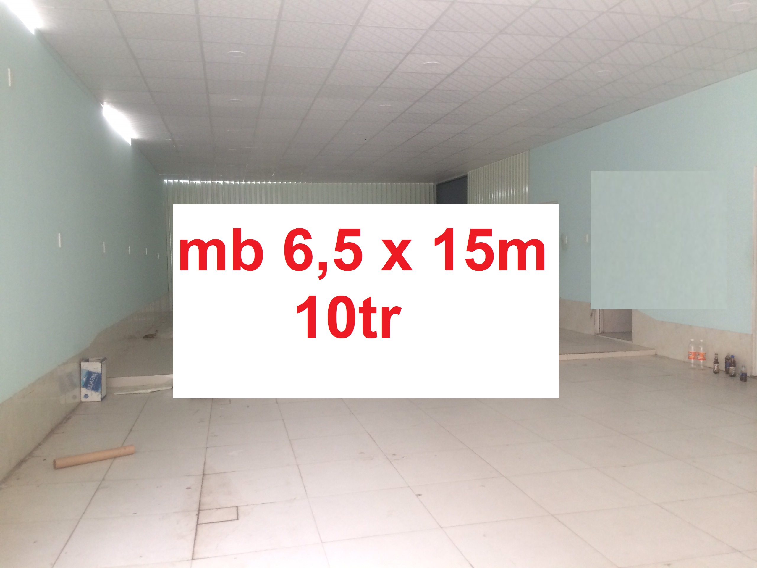 Tôi cho thuê mặt bằng 6,5x15m2 cạnh Ngã Tư Giếng Nước, Vũng Tàu chỉ 10tr